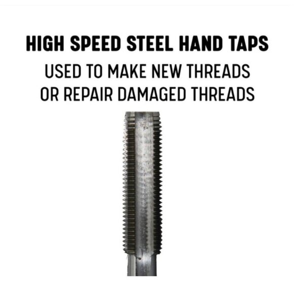 Aceteel UNF 5/8"-18 High Speed Steel Hand Tap & Carbon Steel Die Set - Picture 4 of 10